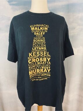 Pittsburgh Penguins 2016 Stanley Cup Team Tee Size XL